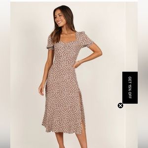 Petal and pup Franklin dress in mocha